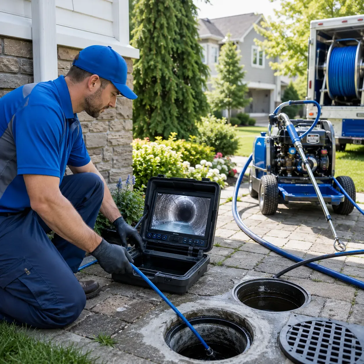 Outdoor drain cleaning professionals serving Washburn, ME